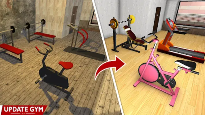 Idle Fitness Gym Workout Games android App screenshot 11